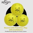 thumbnail image 2 of SPOZN 40 Hole Premium Pickleballs - Official Size, USAPA Standard, 12 Pack, 2 of 7