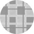 thumbnail image 1 of Ahgly Company Machine Washable Indoor Round Transitional Gunmetal Gray Area Rugs, 7' Round, 1 of 7