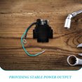 thumbnail image 3 of Miangastore Durable Relay Assembly for Motorcycle Replacement Black ABS Iron Copper Stainless Steel Rubber 4 Stroke Tilt Down, 3 of 8