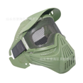 thumbnail image 1 of Masque Intégral Tactique Airsoft Pro avec Protection de Lunettes de Sécurité en Maille Métallique, 1 of 5