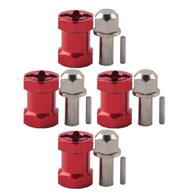 RC Hub Adaptor, Three LengthsOptional Metal Red Car Accessories, RC Hex Adaptor, For Hsp Redcat Remote Control Crawler For 5Mm Hexes Hubs