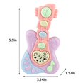 thumbnail image 3 of Lksixu Toddler Toys Educational Baby Toys Children's Early Education Enlightenment Small Guitars Light Projection Musical Instruments Baby Toys Learning Toys for Kids, 3 of 7