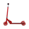 thumbnail image 2 of Voyager 120mm Light-Up Folding Scooter with Adjustable Handlebar, Red, 2 of 5