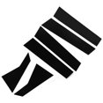 thumbnail image 2 of 6 Pcs Side Door Window Cover Trim Glossy Black Pillar Posts Decal Sticker for Civic Sedan 10th Gen 2016‑2021, 2 of 14