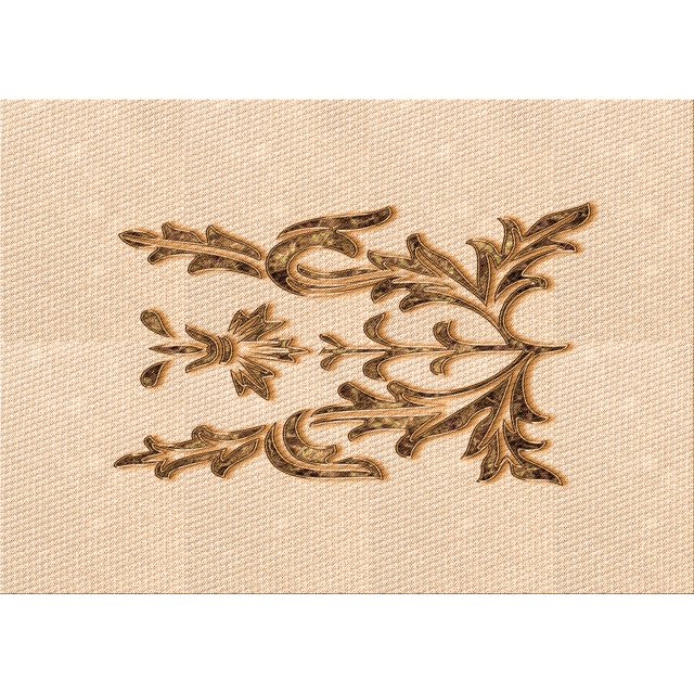 Ahgly Company Machine Washable Indoor Rectangle Transitional Bronze Brown Area Rugs, 2' x 3'
