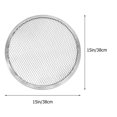 thumbnail image 2 of EeaseCA Pizza Pan Net Pizza Baking Pan Net Aluminum Pizza Pan Thicken Pizza Baking Net (15 Inches), 2 of 8