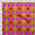 thumbnail image 4 of oneOone Cotton Flex Rust Brown Fabric Geometric Fabric For Sewing Printed Craft Fabric By The Yard 40 Inch Wide, 4 of 4