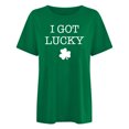 thumbnail image 2 of Chandail de la Saint-Patrick pour Femmes, Saint-Valentin, Imprimé, Hiver, Décontracté, Haut à Motif Floral, Chandails de la Saint-Patrick pour Femmes, 2 of 4