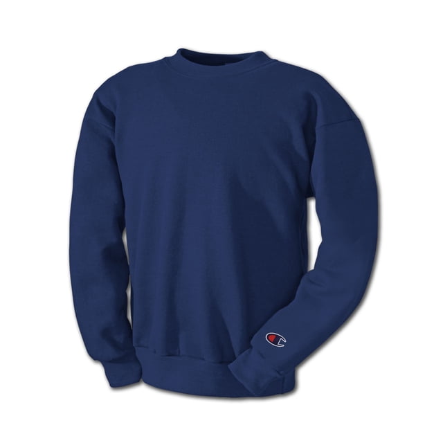 Champion Chandail Molletonné à Col Rond Double Dry Eco pour Homme, G, Marine