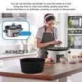 thumbnail image 4 of Slow Cooker Liner Crock Pot Liners  Silicone Leakage Proof Reusable Heat  Pot Divider Liner, 4 of 8