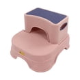 thumbnail image 1 of Kid Step Up Stool Bathroom, Anti Rollover Design 2 Layer Detachable Toddler Step Stool  For Bathroom Pink Purple, 1 of 8