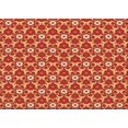 thumbnail image 1 of Ahgly Tapis Rectangulaire Orange Lavable en Machine, 2 Pieds x 5 Pieds, 1 of 7