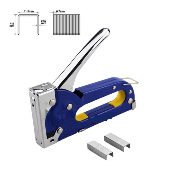 4-8mm Heavy Duty Manual Staple Nail Gun Furniture Stapler For Wooden Furniture Upholstery Framing Nailers Rivet Tool