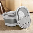 thumbnail image 4 of PRETXORVE Foldable Bath With Handle And Lid Portable Bath Spa With Massage Acupoints Portable Bath Foldable Spa For, 4 of 6