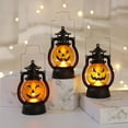 thumbnail image 3 of QualitChoice Pumpkin Skull LED Pony Lantern Halloween Decoration Prop Creative Holiday Bar Party Light LED Oil Lamp Prop Dropshipping No.03 1Set, 3 of 6