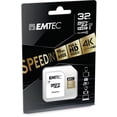 thumbnail image 3 of Carte à mémoire MSD + adaptateur SpeedIN' CL10 U3 d'Emtec de 32 Go, 3 of 3