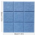 thumbnail image 2 of Felt Board Tile Decorative Square Bulletin Board Notice Tile Pin Board Decor, 2 of 10