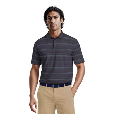 Polo de golf rayé à manches courtes pour homme Ben Hogan Performance