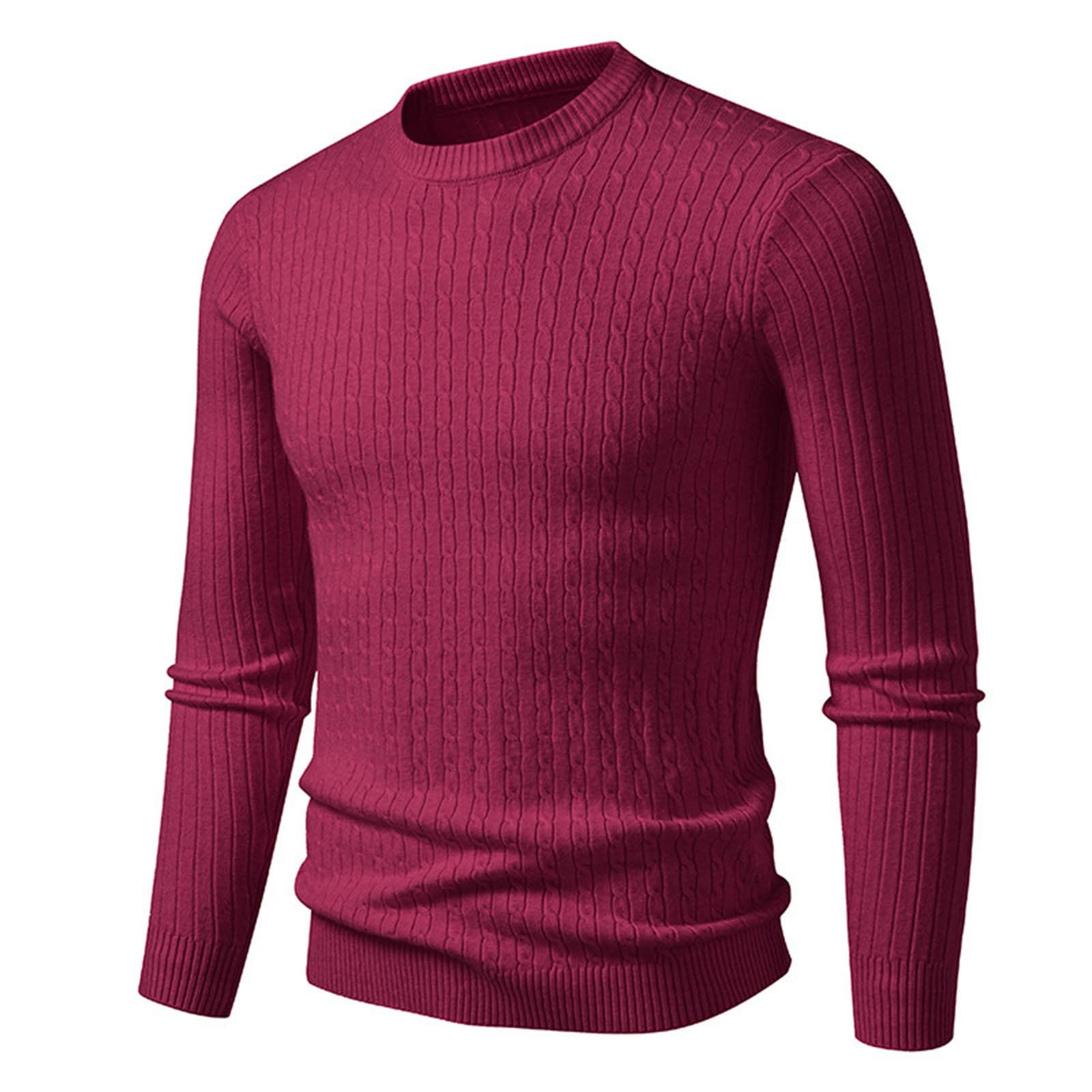 LIaqionyy Chandail pour Homme à Col Roulé, Chandail à Enfiler, Hauts Tricotés Automne Hiver, Chandail Chaud à Enfiler, Coupe Ajustée, Chandail de Base, M-3TG