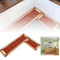 thumbnail image 3 of European Kitchen Mat Set Ergonomic Non Comfortable Standing Floor Carpet for Hallway Home, 3 of 7