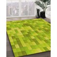 thumbnail image 3 of Ahgly Tapis Rectangulaire Lavable en Machine, Vert Pistache, 8 Pieds x 12 Pieds, 3 of 7