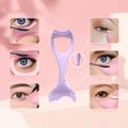 thumbnail image 1 of Pochoir Guide à Gabarit Multifonctionnel Réutilisable Rapide Assistant Aide Outil de Maquillage des Yeux pour Femmes Filles Débutantes, 1 of 10