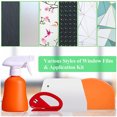 thumbnail image 3 of QualitChoice Frosted Window Film Home Office Hotel Hardware Fittings Self-adhesive Privacy Sticker Glass Films Protective Accessory White 60*300cm, 3 of 6