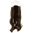thumbnail image 2 of Fashionable White Baseball  Hat , Long Curly Hairpiece, High Simulation, Distinctive Shapes for Different Occasions, Sun Shading in Summer, Winter Warmth, Convenient Wear, 2 of 8