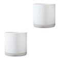 thumbnail image 4 of Wweixi Indoor Flower Pots - Elegant And Practical Available In Multiple Colors And Can Be Selected TX white M 2Set, 4 of 6