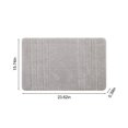 thumbnail image 3 of Rubber Bath Mat for Inside the Tub Bathroom Rugs, Soft and Absorbent Microfiber Bath Rugs, Non-Slip Shower Carpet, Machine Wash Dry, Bath Mats for Bathroom Floor, Tub and Shower, 3 of 9