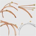 thumbnail image 3 of WASHWEPE 6Pcs Guitar Replacement String Metal Guitar Strings With Stable Pitch Carbon Steel Assorted Color, 3 of 8
