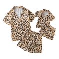 thumbnail image 1 of Ensembles de Pyjamas Assortis pour la Famille d'Été 2 Pcs Ensembles de Pyjamas à Manches Courtes pour la Famille Vert Taille Bébé-Enfants-Adulte Unisexe, 1 of 8