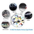 thumbnail image 3 of 100 Pcs/set Fixation Rivets Panneau de Voiture Amortisseur Push Pin Automobile Pare-Chocs Plastique Fixation Kit Assorti, 3 of 8