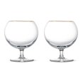 thumbnail image 2 of Thyme & Table 16 fl oz Sphere Bourbon Glass with Gold Rim, 2 Pack, 2 of 6