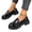 Black, variant on HaiMao Platform Loafers for Women Clearance - Chunky Loafers Women Shoes Penny Loafers Slip On Comfort Casual Fashion Business Work Shoes Black 7(39)