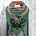 thumbnail image 1 of Dvkptbk Scarf Universal Winter Warm Windproof Prints Double-Layer Buckle Scarf Clothes on Clearance, 1 of 2