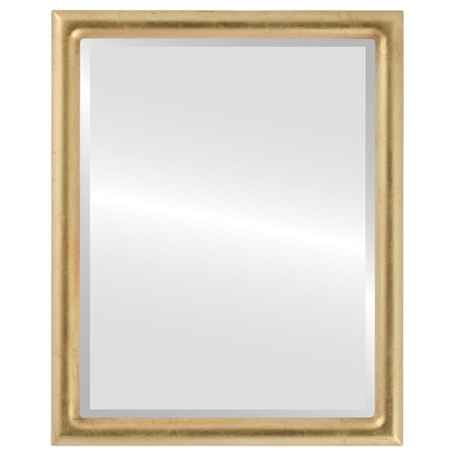 Miroir Encadré Pasadena - Feuille d'Or