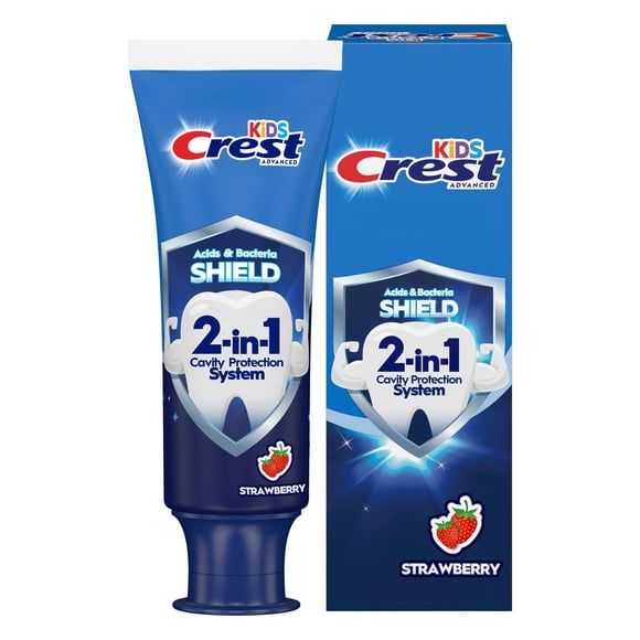 Crest Kids Enamel + Cavity Protection Toothpaste, Strawberry Flavor
