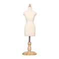 thumbnail image 1 of Mannequin Entièrement avec Base Ronde en Bois Support de Couturière B, 1 of 8