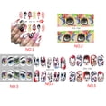 thumbnail image 3 of Braveheart Watermark Nail Sticker Tatoos Halloween Colorful Eyes Skull Element Nail Wraps Diy Manicure Sticker, 3 of 9