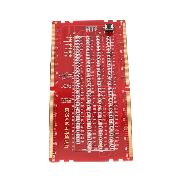 DDR5 Desktop Memory Card, DDR5 Computer Memory Slot Card Memory Slot With Light Memory Motherboard Repair Card