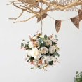 thumbnail image 4 of Artificial Flower Ball Everlasting Realistic Plastic Colorful Hanging Flower Ball for Home, 4 of 8