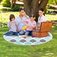 thumbnail image 4 of CEHVOM Round Printed Microfiber Beach Towel Super Lightweight Colorful Bath Towel Sandproof Beach Blanket Beach Mat Multi-Purpose Towel For Travel Swimming Pool Clearance, 4 of 7