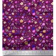 thumbnail image 1 of Soimoi Rayon Fabric Flower Watercolor Print Sewing Fabric Yard 42 Inch Wide, 1 of 3