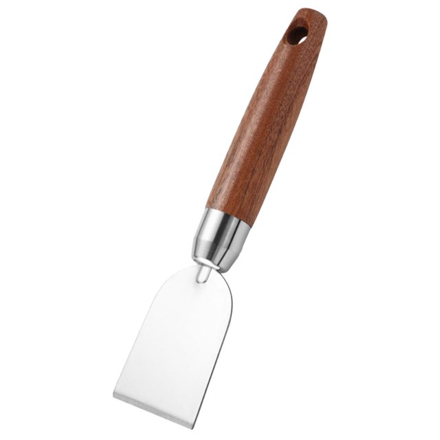SHISUYAN Stainless Steel Scraper Tool for Kitchen Use Brown Multi Purpose Easy to Apply and Store 7.5 inch