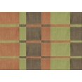 thumbnail image 1 of Ahgly Company Machine Washable Indoor Rectangle Transitional Saddle Brown Area Rugs, 8' x 12', 1 of 7
