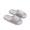 thumbnail image 1 of Mens and Womens Home Slippers Simplicity Solid Color Quick Drying Soft Sole Comfortable Non-Slip Indoor and Outdoor EVA Slippers Gray-03, 1 of 1