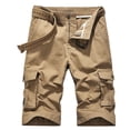 thumbnail image 2 of Sentmoon Men's Shorts Cargo Shorts for Men High Waist Stretchy Loose Fit Running Shorts Men with Pockets Stylish Beach Items for Hot Weather and Humidity M-3XL, 2 of 7