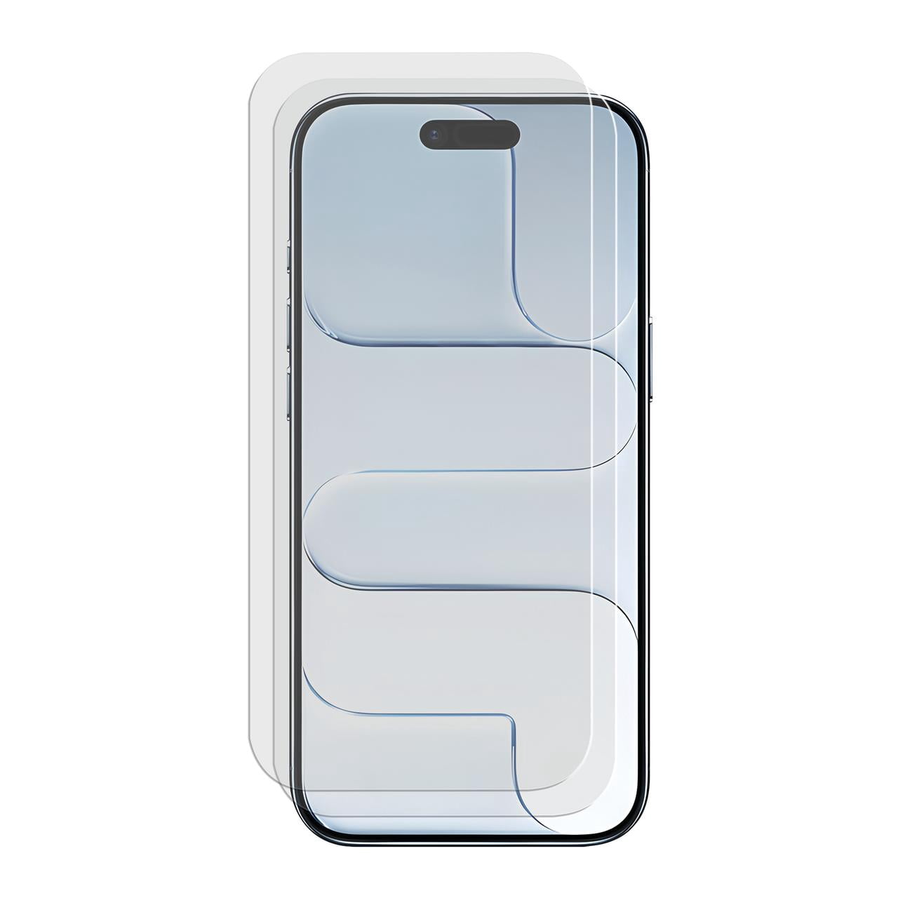 Onn 2-Pack Premium Scratch-and Impact-Absorbing Tempered Glass Screen Protectors for iPhone 17 Air