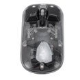 thumbnail image 1 of Wireless Gaming Mouse, BT 5.0/2.4G 2 Mode USB Optical RGB Compact and Portable Mous for Laptops, Smooth Tracking, Rechargeable Silent LED, 1 of 7